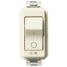 INTERRUTTORE MAGNETOTERMICO 1P+N C16 120-230V 3KA SERIE 8000 - VIMAR 08065.16 product photo