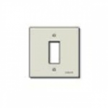 PLACCA 1 MODULO COLOR ALLUMINIO SERIE 8000 VITI ORO - VIMAR 08505 product photo