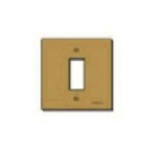 PLACCA 1 MODULO OTTONE CON VITI SERIE 8000 - VIMAR 08505.OT product photo