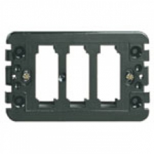 SUPPORTO 3 MODULI PER SCATOLA 502 SERIE 8000 VITI - VIMAR 08531 product photo