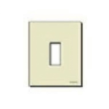 PLACCA 1 MODULO RESINA SCATTO AVORIO SERIE 8000 - VIMAR 08605.A product photo