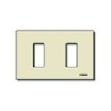 PLACCA 2 FORI SCATTO RESINA AVORIO - VIMAR 08636.A product photo