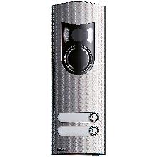 PLACCA A/V 2M IK10 2 TASTI ACCIAIO - VIMAR 1222 product photo