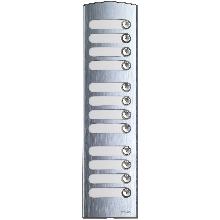 PLACCA SUPPLEMENTO 3 MODULI 12 TASTI ALLUMINIO - VIMAR 1372 product photo