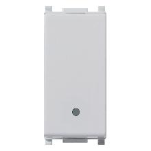 INTERRUTTORE SERIE PLANA 1P 16AX SILVER - VIMAR 14001.SL product photo