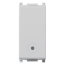 PLANA-PULSANTE 1P NC 10A ILLUMIN.SILVER - VIMAR 14010.SL - VIMAR 14010.SL product photo