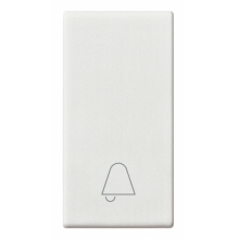 COPRITASTO VIMAR PLANA 1 MODULO SIMBOLO CAMPANELLO - VIMAR 14021.C product photo