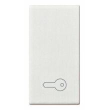 CORPITASTO 1 MODULI SIMBOLO CHIAVE BIANCO SERIE PLANA - VIMAR 14021.P product photo