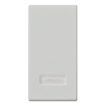 COPRITASTO 1 MODULO DIFFUSORE SILVER SERIE PLANA - VIMAR 14026.SL product photo