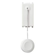 PULSANTE 1P NO 10A TIRANTE BIANCO SERIE PLANA - VIMAR 14052 product photo