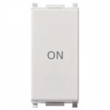 PULSANTE 1P NO+NC 10A SIMBOLO ON BIANCO - VIMAR 14056.34 product photo