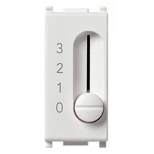 COMMUTATORE A SLITTA 1P 4 POSIZIONI BIANCO SERIE PLANA - VIMAR 14095 product photo