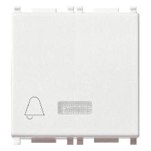 PLANA-PULSANTE SET/RESET X CHIAM.EMERG.BIANCO - VIMAR 14183 - VIMAR 14183 product photo