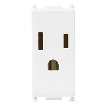 PLANA-PRESA 2P+T 15A 127V STD USA+SASO BIAN - VIMAR 14245 - VIMAR 14245 - VIMAR 14245 product photo