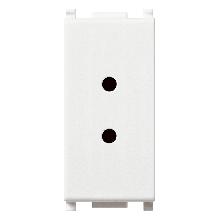 PLANA-PRESA 2P 6A 24V SELV BIANCO - VIMAR 14330 - VIMAR 14330 - VIMAR 14330 product photo