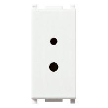 PLANA-PRESA POLAR.2P 6A 24V BIANCO - VIMAR 14331 - VIMAR 14331 product photo