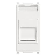 PLANA-PRESA RJ45 CAT6 UTP CON PORTELLO BIANCO - VIMAR 14337.6 - VIMAR 14337.6 - VIMAR 14337.6 product photo