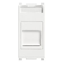 ADATTATORE PORTELLO RJ45 KEYSTONE BIANCO - VIMAR 14337.C - VIMAR 14337.C product photo