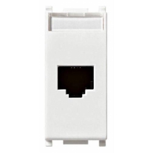 PLANA-PRESA RJ45 NETSAFE CAT5E UTP BIANCO - VIMAR 14339.11 - VIMAR 14339.11 product photo