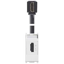 PLANA-PRESA HDMI CON CAVO A 90  BIANCO - VIMAR 14346.H - VIMAR 14346.H product photo