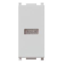 PLANA-LAMPADA SPIA DIFFUSORE BIANCO SILVER - VIMAR 14386.B.SL - VIMAR 14386.B.SL - VIMAR 14386.B.SL product photo