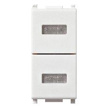 PLANA-DOPPIA SPIA NEUTRA BIANCO - VIMAR 14388 - VIMAR 14388 - VIMAR 14388 product photo