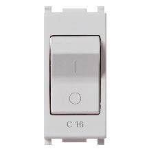 PLANA-INTERR.MT 1P+N C16 120-230V 1,5KA SILVER - VIMAR 14405.16.SL - VIMAR 14405.16.SL product photo