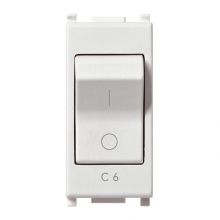 PLANA-INTERR.MT 1P+N C6 120-230V 1,5KA BIANCO - VIMAR 14405.06 - VIMAR 14405.06 product photo