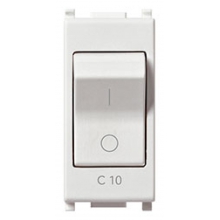 INTERRUTTORE MT VIMAR PLANA 1P+N C10 120-230V SERIE PLANA - VIMAR 14405.10 product photo