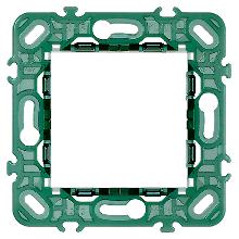 SUPPORTO 2 MODULI SENZA VITI INT71 - VIMAR 14603 product photo
