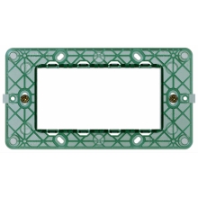 SUPPORTO 4 MODULI PER SCATOLA 504 SERIE PLANA - VIMAR 14614 product photo