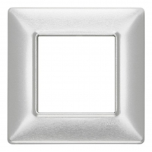 PLANA-PLACCA 2M METALLO ALLUMINIO SPAZZOLATO - VIMAR 14642.81 - VIMAR 14642.81 product photo