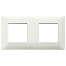 PLACCA 4 MODULI (2+2) INT71 AVORIO - VIMAR 14643.02 product photo
