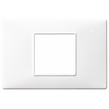PLACCA 2 MODULI CENTRALI BIANCO - VIMAR 14652.01 product photo