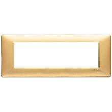 PLANA-PLACCA 7M TECNOPOL.ORO OPACO - VIMAR 14657.25 - VIMAR 14657.25 product photo