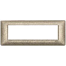 PLANA-PLACCA 7M METALLO BRONZO METALLIZZATO - VIMAR 14657.70 - VIMAR 14657.70 product photo