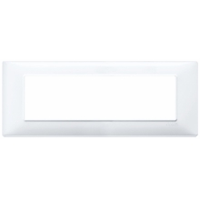PLACCA 7 MODULI SERIE PLANA COLORE BIANCO - VIMAR 14657.01 product photo