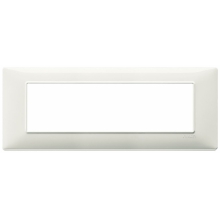 PLACCA 7 MODULI SERIE PLANA COLORE AVORIO - VIMAR 14657.02 product photo