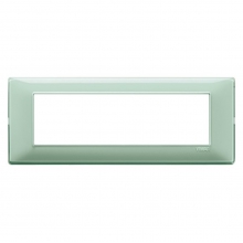 PLACCA 7 MODULI SERIE PLANA COLORE REFLEX MENTA - VIMAR 14657.44 product photo