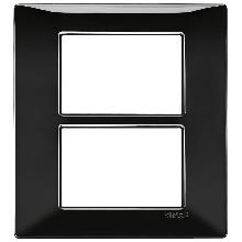 PLANA-PLACCA 6M (3+3) TECNOPOL.NERO - VIMAR 14659.05 - VIMAR 14659.05 product photo