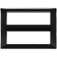 PLANA-PLACCA 14M (7+7) TECNOPOL.NERO - VIMAR 14690.05 product photo
