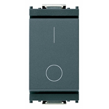 INTERRUTTORE 2P 16AX SERIE IDEA GRIGIO - VIMAR 16016 product photo