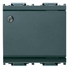 IDEA-DEVIATORE 1P 16AX LUMIN.2M GRIGIO - VIMAR 16025.M - VIMAR 16025.M product photo