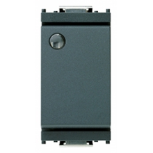 DEVIATORE 1P 16AX LUMINOSO SERIE IDEA GRIGIO - VIMAR 16025 product photo