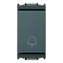 IDEA-PULSANTE 1P 10A NO SIMB.CAMPANELLO GRIGIO - VIMAR 16080.C - VIMAR 16080.C product photo