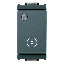 IDEA-PULS.1P NC 10A LUMINOSO GRIGIO - VIMAR 16092 - VIMAR 16092 product photo