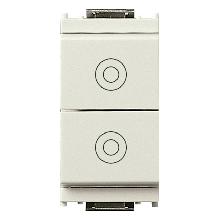 DUE PULSANTI 1P NO 10A BIANCO - VIMAR 16121.B product photo