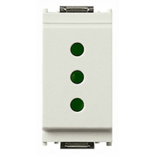 PRESA IDEA 2P+T 10A P11SERIE IDEA BIANCO - VIMAR 16201.B product photo