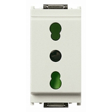 PRESA 2P+T 16A P17/11 SERIE IDEA BIANCO - VIMAR 16203.B product photo