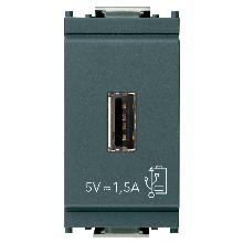 IDEA UNITA'ALIMENTAZIONE USB 5V1,5A 1M GRIGIO - VIMAR 16292 - VIMAR 16292 - VIMAR 16292 product photo